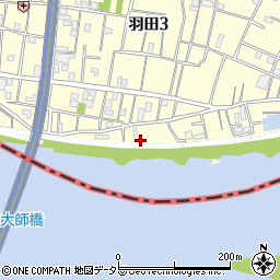 東京都大田区羽田3丁目34周辺の地図