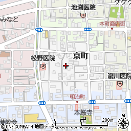 鳥取県境港市京町周辺の地図