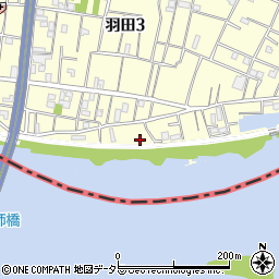 東京都大田区羽田3丁目35周辺の地図