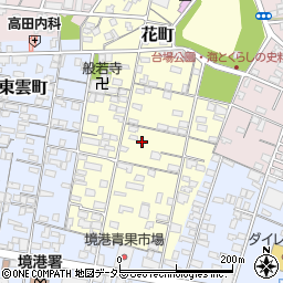鳥取県境港市花町62周辺の地図