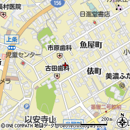 岐阜県美濃市2102周辺の地図