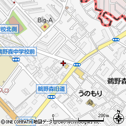 神奈川県相模原市南区鵜野森1丁目17-3周辺の地図