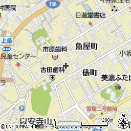 岐阜県美濃市2104周辺の地図