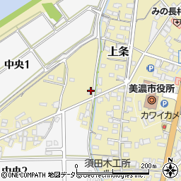 岐阜県美濃市900周辺の地図