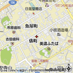 岐阜県美濃市2176-7周辺の地図