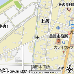 岐阜県美濃市1236周辺の地図