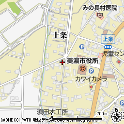 岐阜県美濃市1232周辺の地図