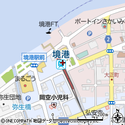 境港駅周辺の地図