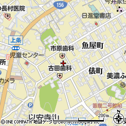 岐阜県美濃市2015周辺の地図