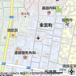 鳥取県境港市東雲町49周辺の地図