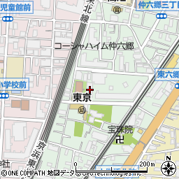 東京都大田区仲六郷4丁目2-1周辺の地図