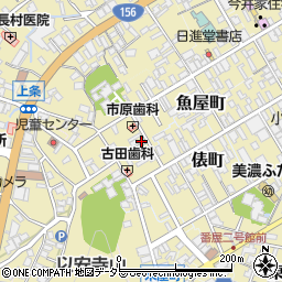岐阜県美濃市2011周辺の地図