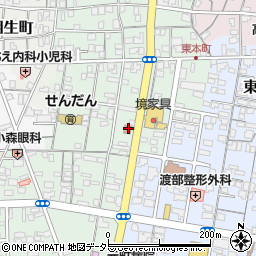 鳥取県境港市東本町33周辺の地図