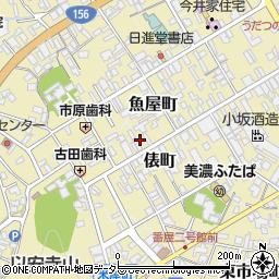 岐阜県美濃市2159周辺の地図