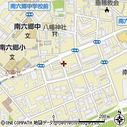 名鉄協商南六郷駐車場周辺の地図