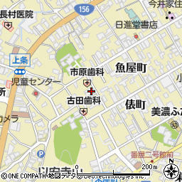 岐阜県美濃市2012周辺の地図
