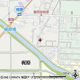 兵庫県豊岡市梶原705周辺の地図