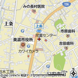 岐阜県美濃市84周辺の地図