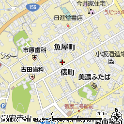 岐阜県美濃市2165周辺の地図