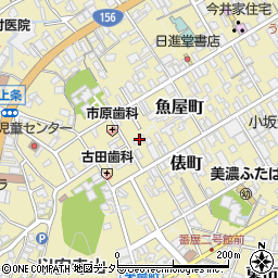 岐阜県美濃市2010周辺の地図