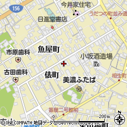 岐阜県美濃市2205周辺の地図