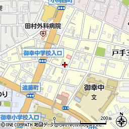 斉藤機械社員寮周辺の地図