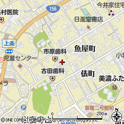 岐阜県美濃市2007周辺の地図