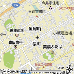 岐阜県美濃市2175周辺の地図