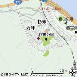 京都府宮津市万年1086周辺の地図