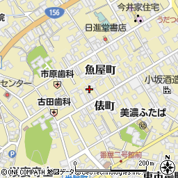 岐阜県美濃市2158周辺の地図