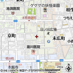 鳥取県境港市日ノ出町46周辺の地図