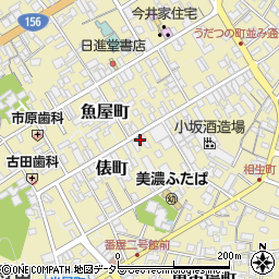 岐阜県美濃市2208周辺の地図