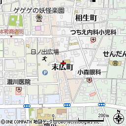 鳥取県境港市末広町27周辺の地図