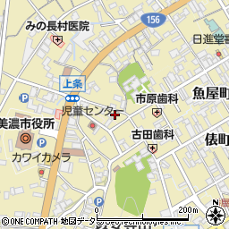 岐阜県美濃市69周辺の地図