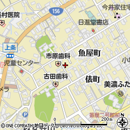 岐阜県美濃市2005周辺の地図