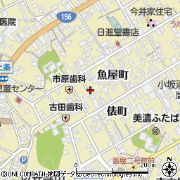 岐阜県美濃市2009周辺の地図