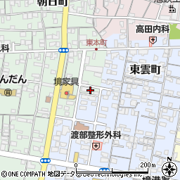鳥取県境港市東本町1周辺の地図