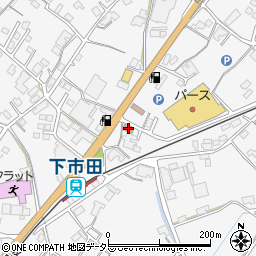 下市田郵便局周辺の地図