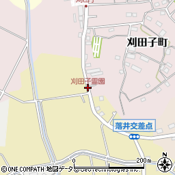 刈田子霊園周辺の地図