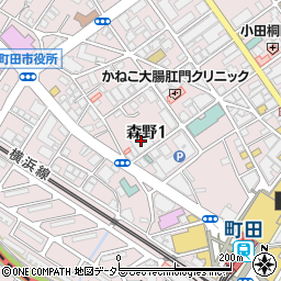 小田急町田森野ビル周辺の地図