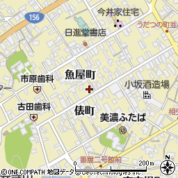 岐阜県美濃市2183周辺の地図