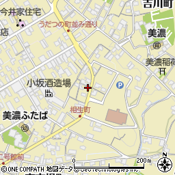 岐阜県美濃市2458周辺の地図