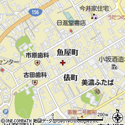 岐阜県美濃市2164周辺の地図