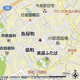 岐阜県美濃市相生町2215周辺の地図