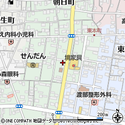鳥取県境港市東本町36周辺の地図