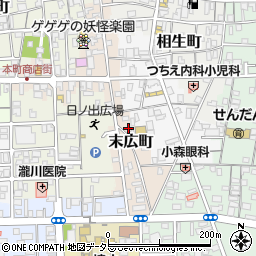 鳥取県境港市末広町28周辺の地図