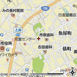 岐阜県美濃市2034周辺の地図