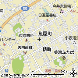 岐阜県美濃市2189周辺の地図