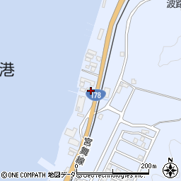 京都府宮津市波路530-1周辺の地図