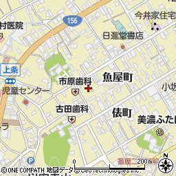 岐阜県美濃市1991-1周辺の地図